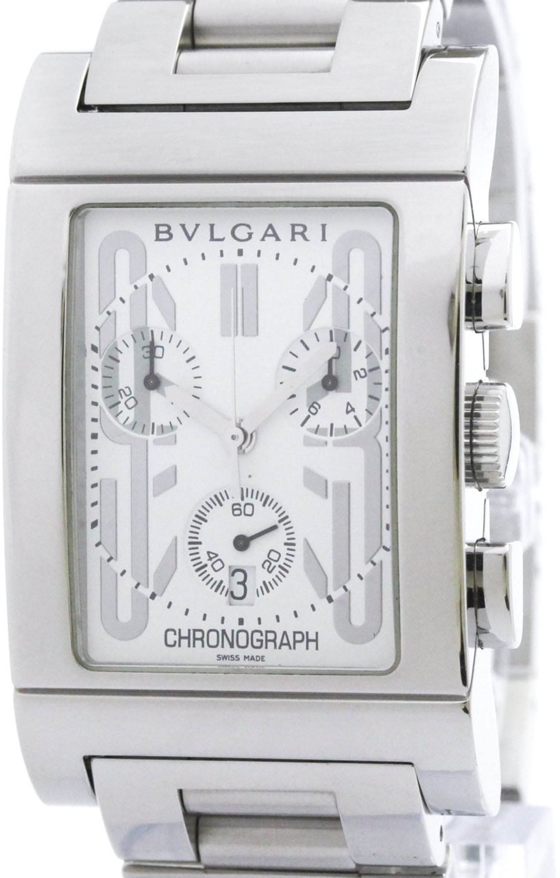Bvlgari Bvlgari Rettangolo Chronograph Quartz Stainless Steel 49 Divers