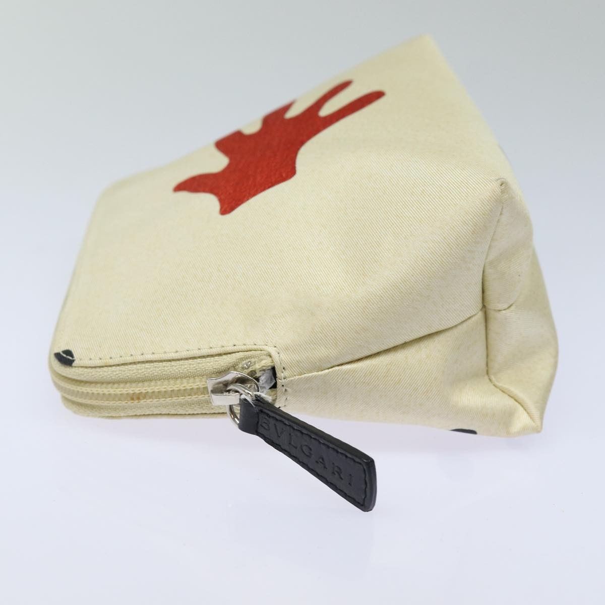 Bvlgari Bvlgari Pouch Leather Rood