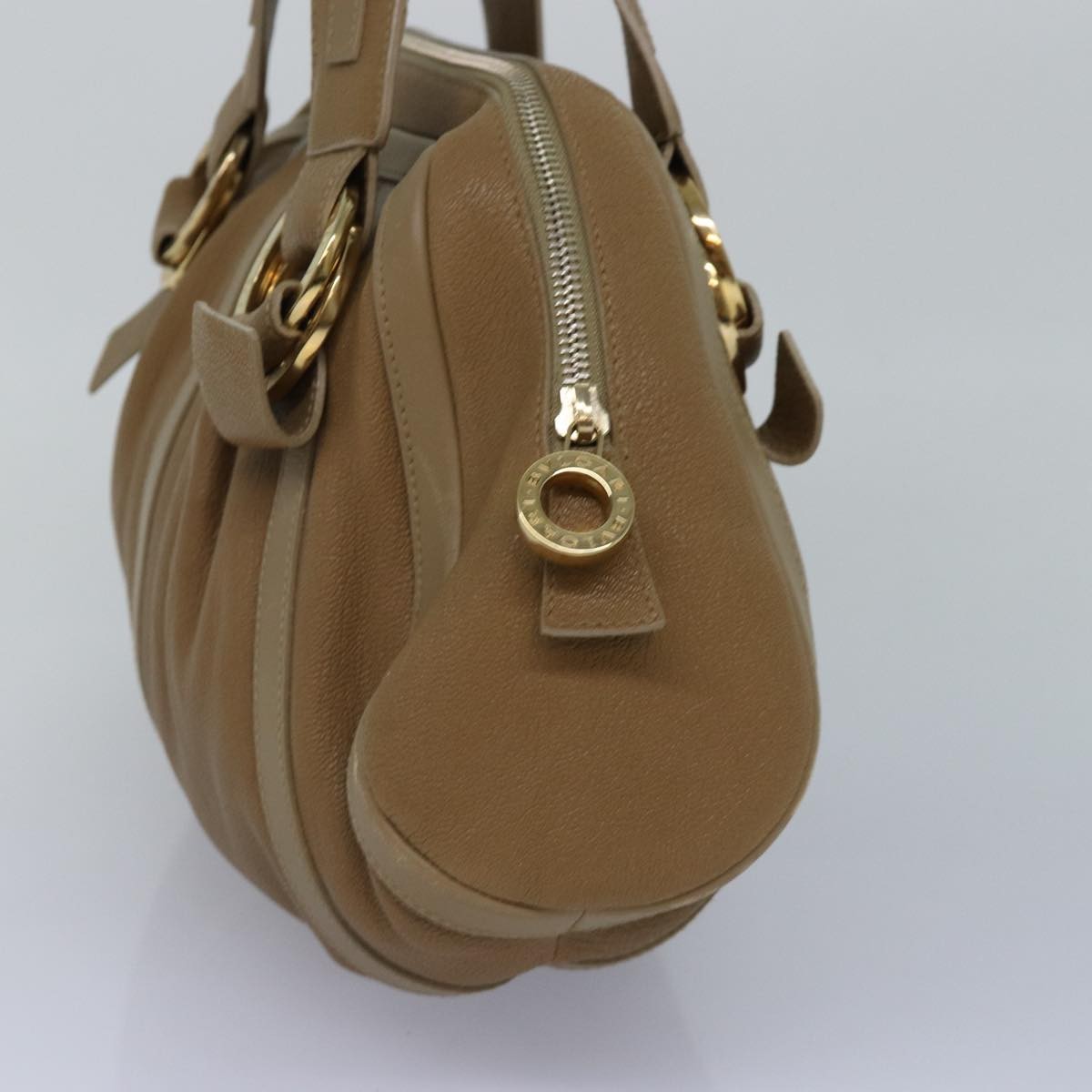 Bvlgari Bvlgari Doppio Handbag Leather Bruin