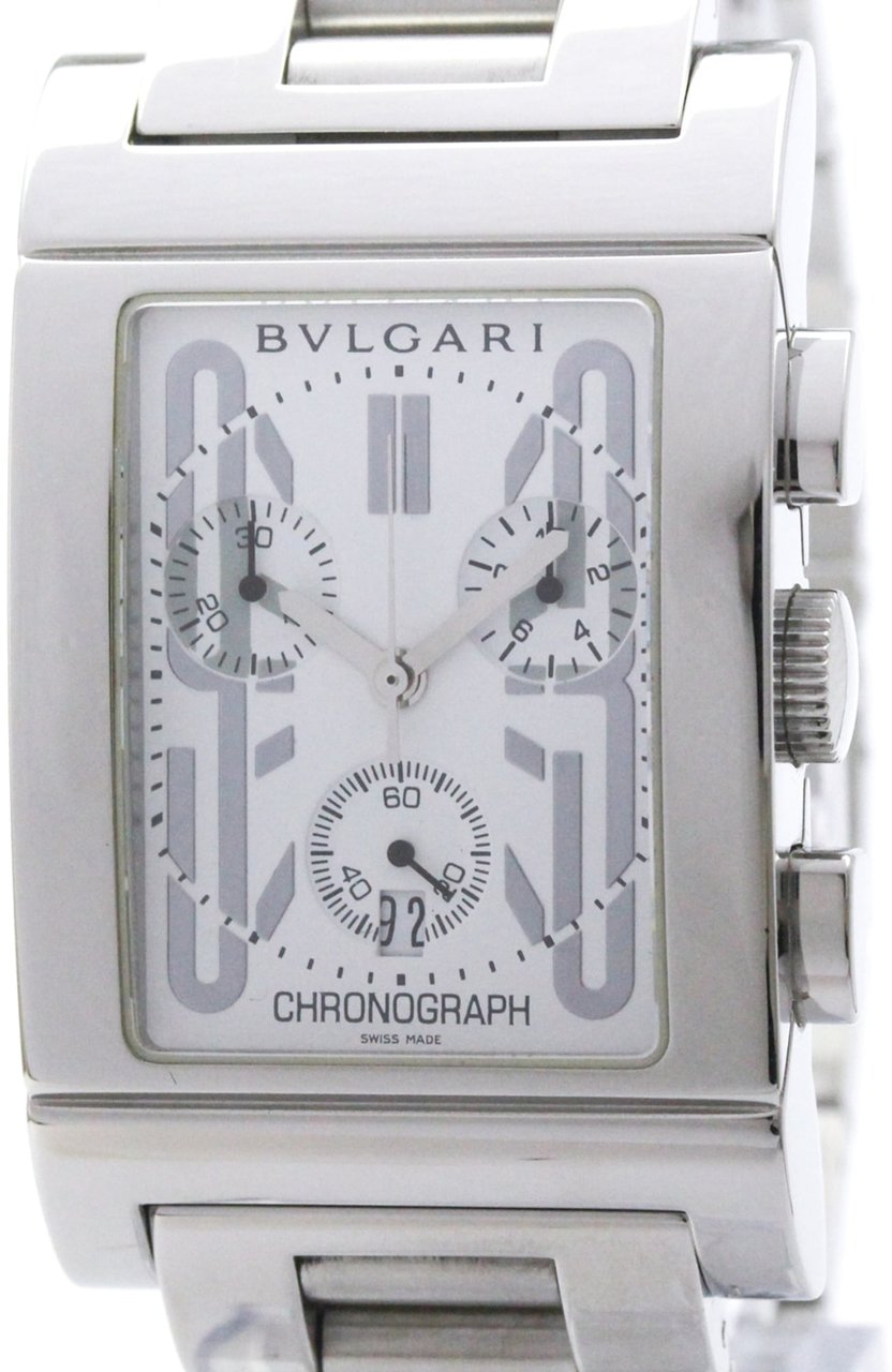Bvlgari Bvlgari Rettangolo Chronograph Quartz Stainless Steel Divers