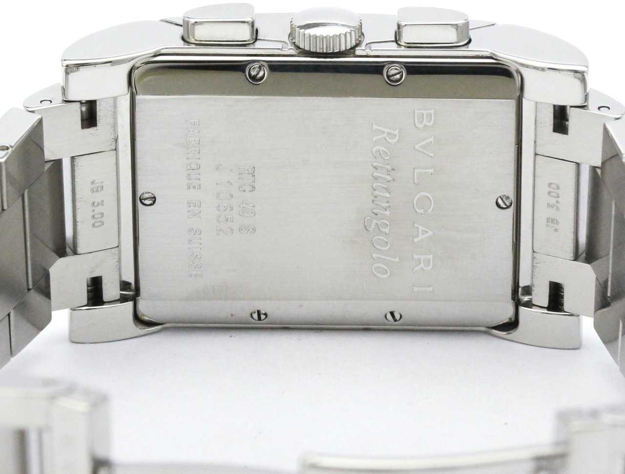 Bvlgari Bvlgari Rettangolo Chronograph Quartz Stainless Steel Divers