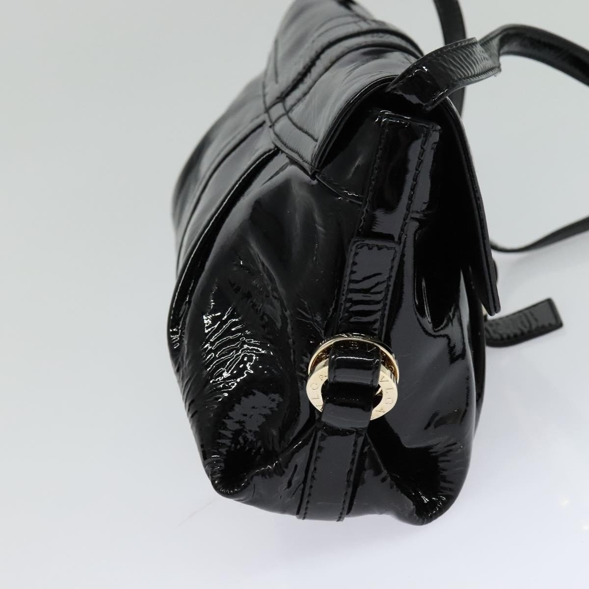 Bvlgari Chandra Flap Enamel Zwart