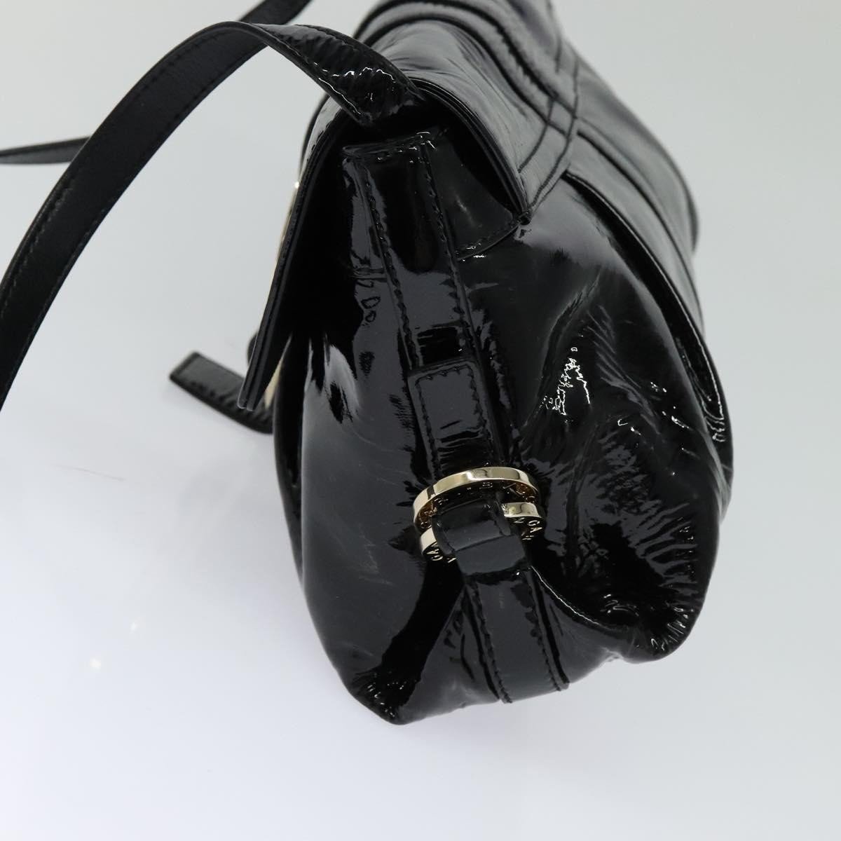Bvlgari Chandra Flap Enamel Zwart