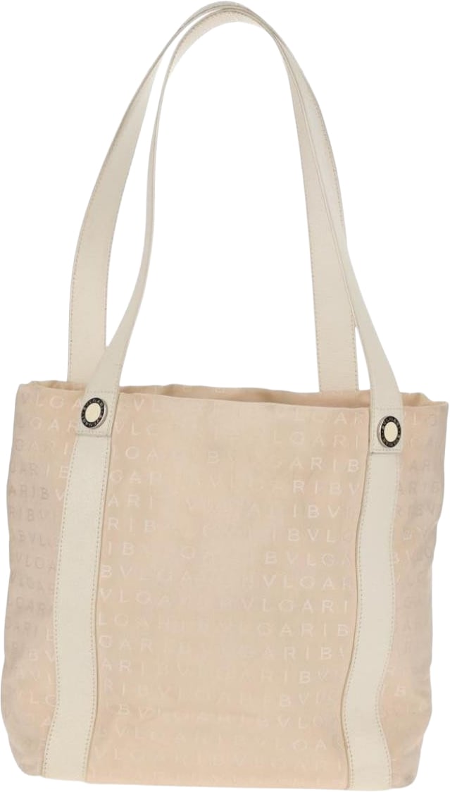 Bvlgari Logomania Canvas Beige