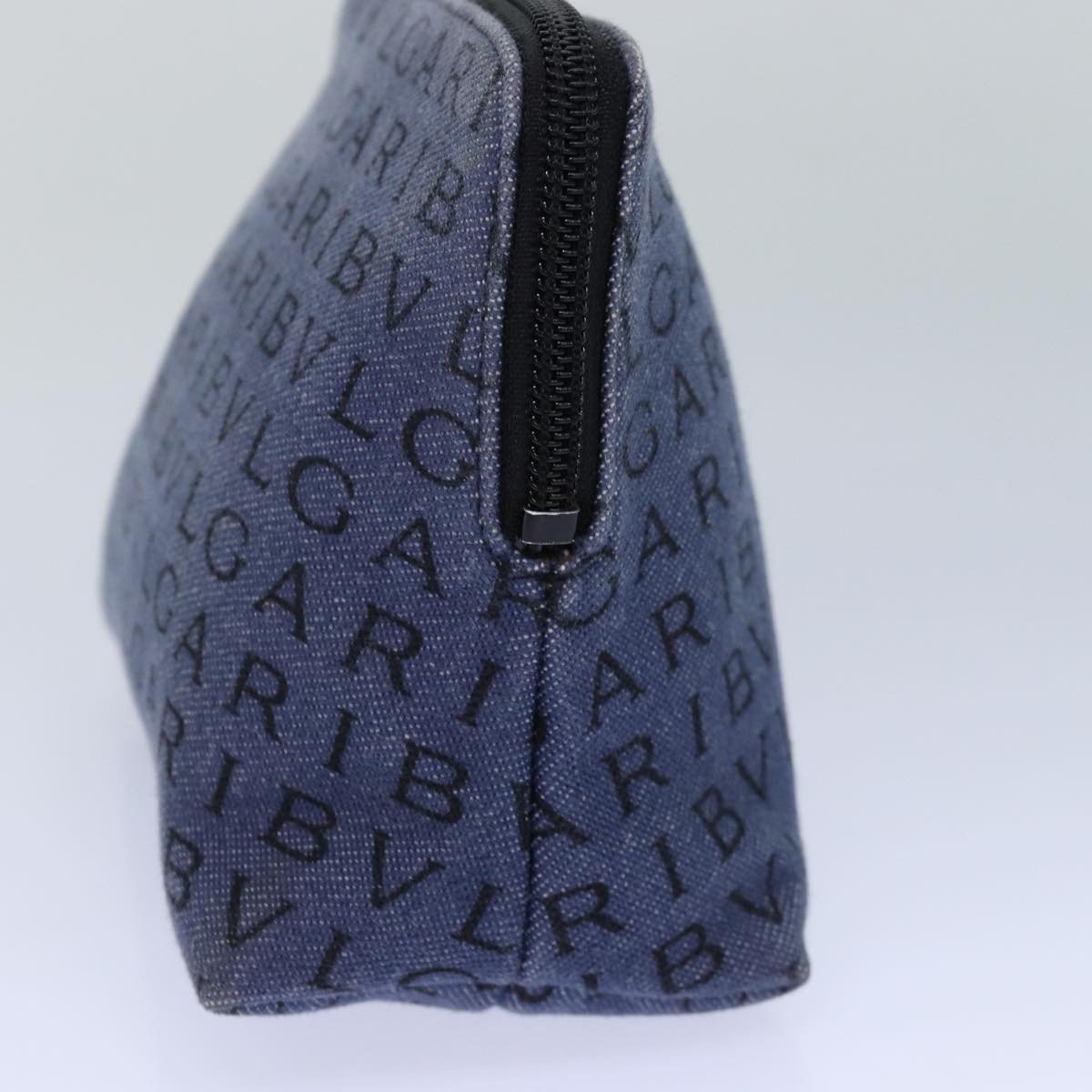 Bvlgari Pouch Canvas Blauw