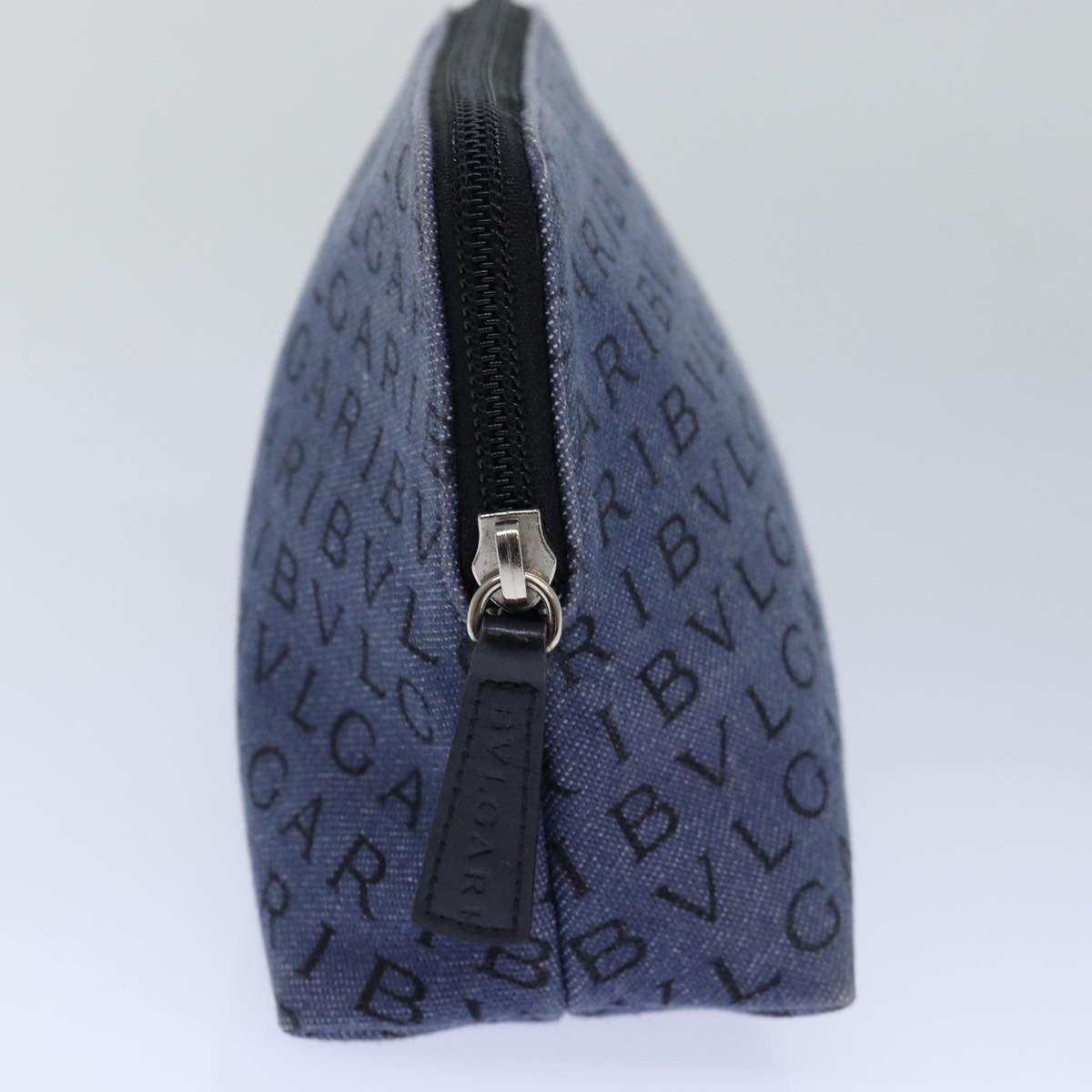 Bvlgari Pouch Canvas Blauw