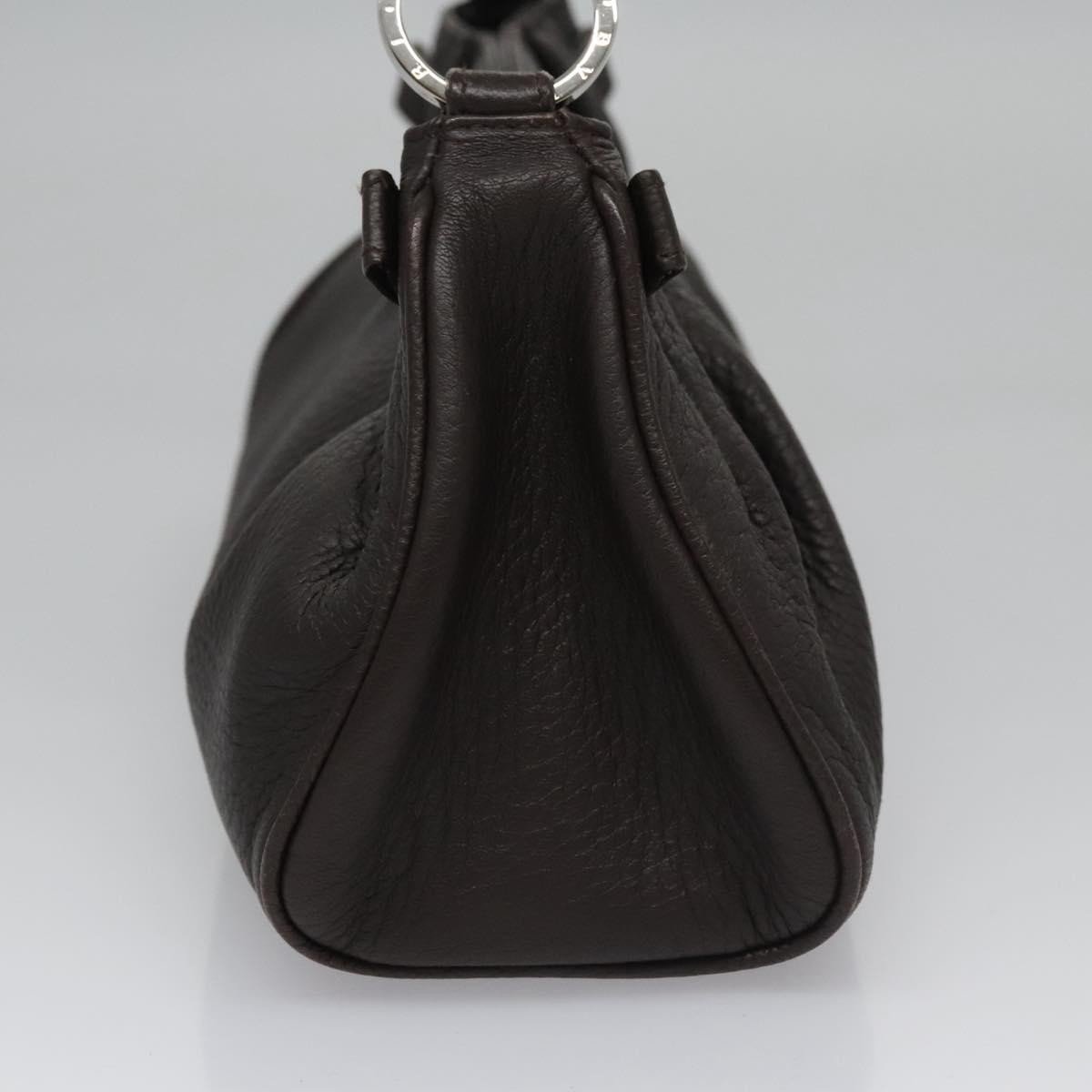 Bvlgari Handbag Leather Bruin