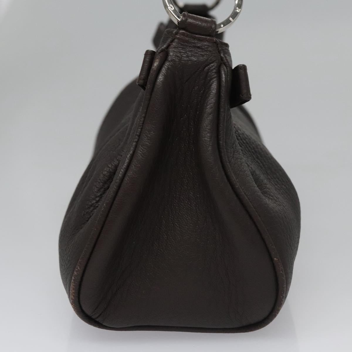 Bvlgari Handbag Leather Bruin