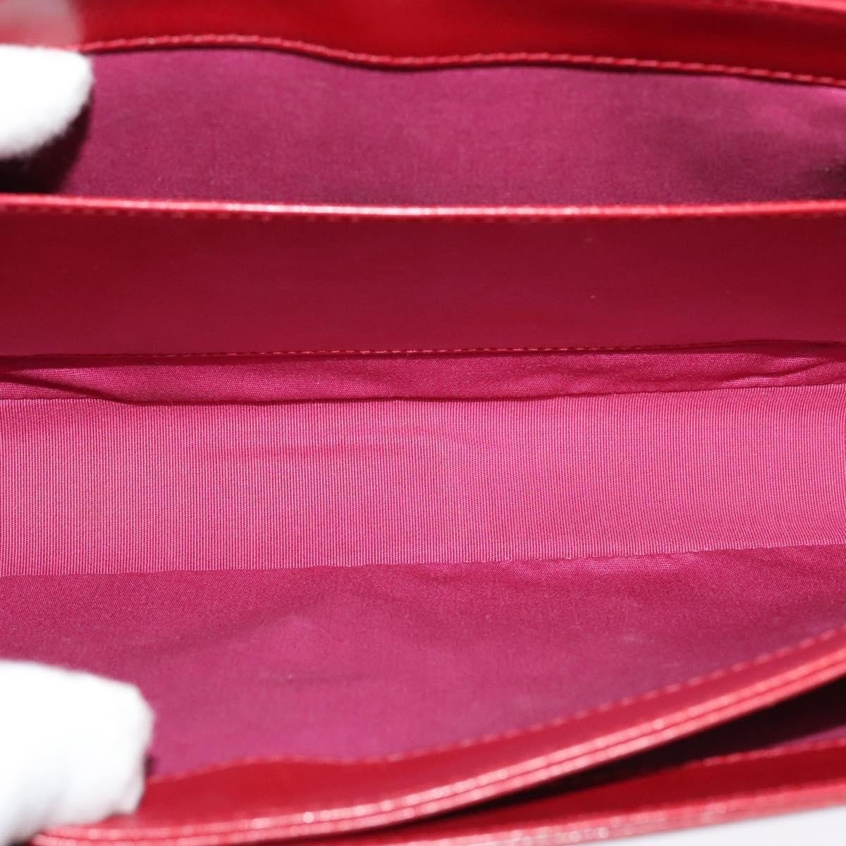 Bvlgari Signature Leather Medium Rood