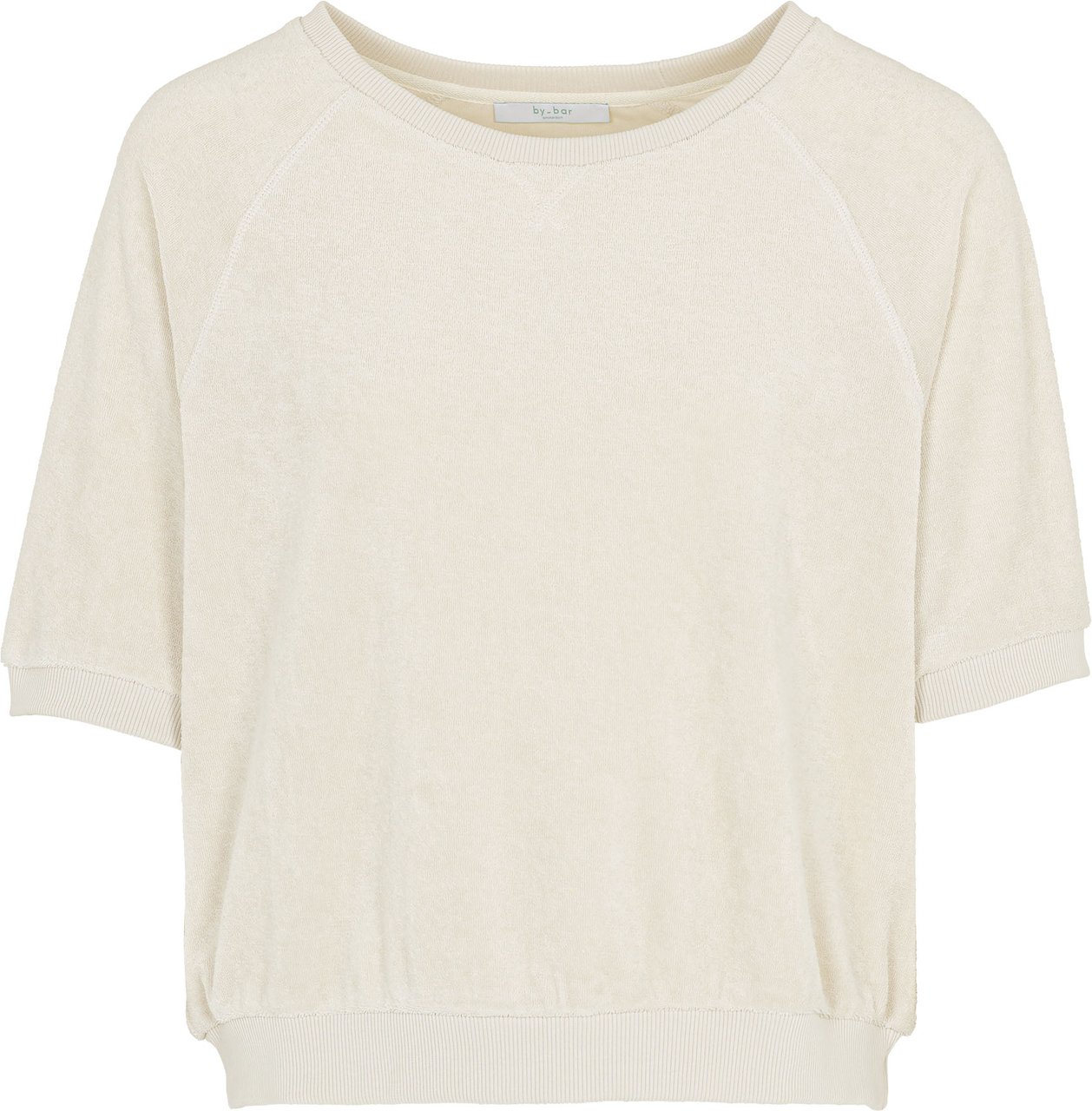 By Bar By-bar - Neva Slub Top - 101009 - 232 Almond Wit