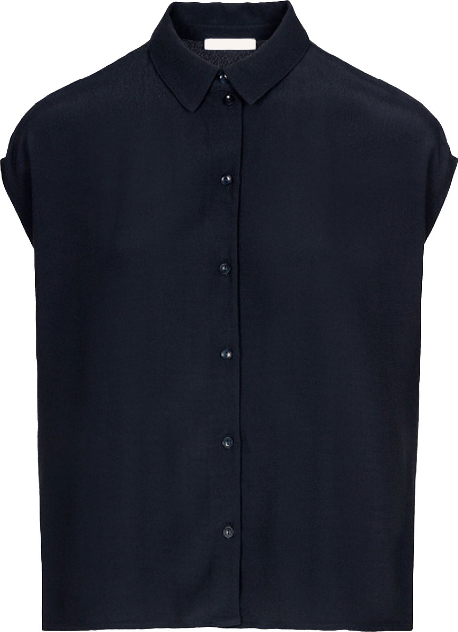 By Bar By-bar - Kiek Viscose Top - 109052 - 701 Graphite Grijs