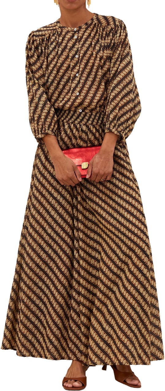 By Bar By-bar - Becky Manilla Blouse - 26112062 - 887 Manilla Print Bruin