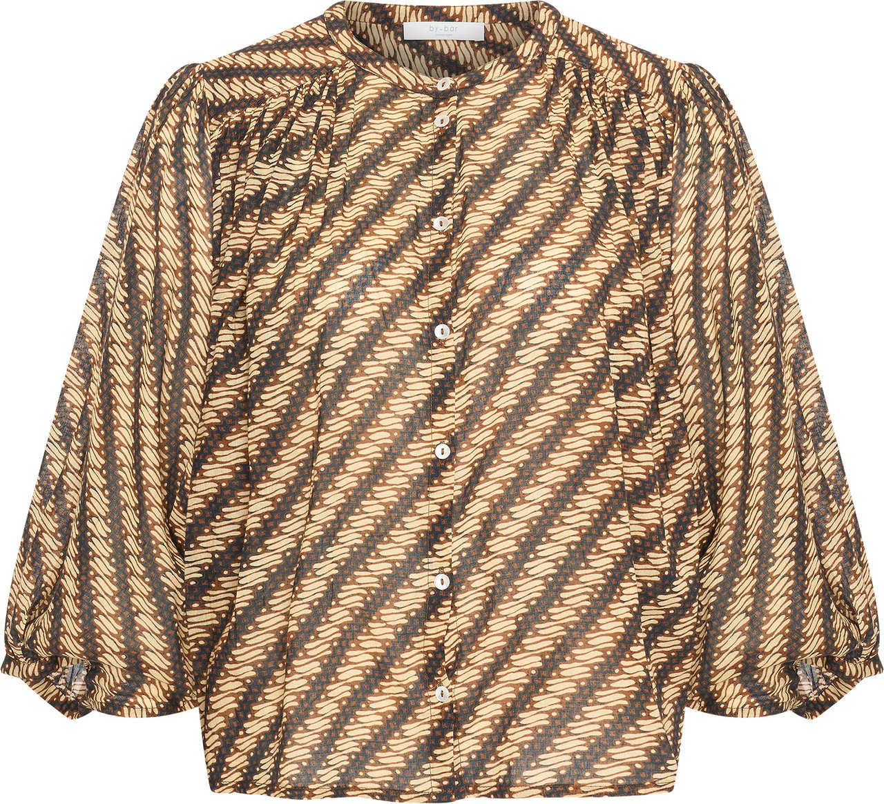By Bar By-bar - Becky Manilla Blouse - 26112062 - 887 Manilla Print Bruin