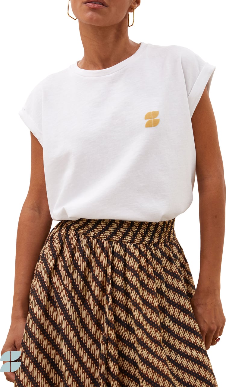 By Bar By-bar - Tobi Flame Logo Top - 26211014 - 003 Wit