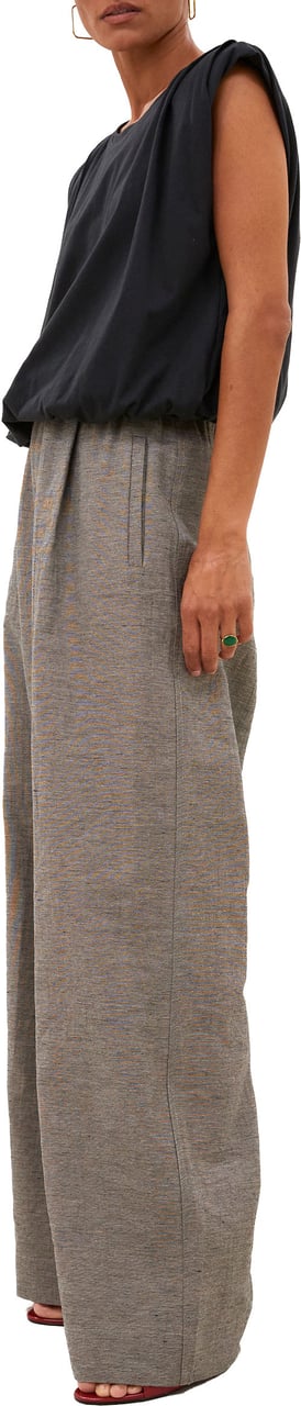 By Bar By-bar - Benji Melange Pants - 26218013 - 885 Charcoal Melee Grijs