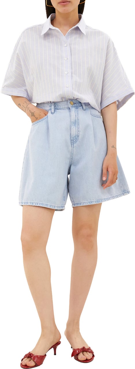 By Bar By-bar - Elisa Denim Shorts - 26218508 - 612 Light Denim Blauw