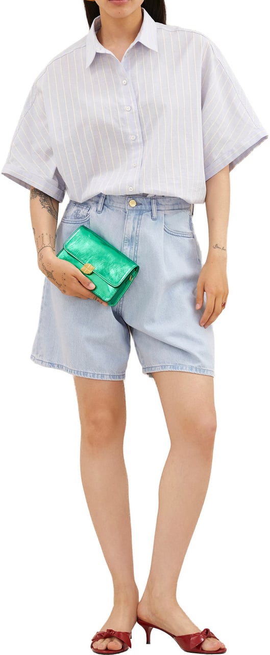 By Bar By-bar - Elisa Denim Shorts - 26218508 - 612 Light Denim Blauw