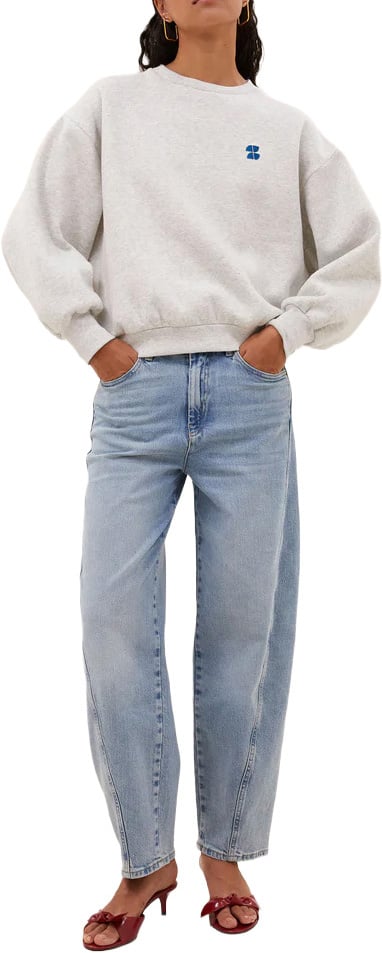 By Bar By-bar - Bibi Melange Lucky everday Sweater - 26218902 - 815 Light Grey Melee Grijs