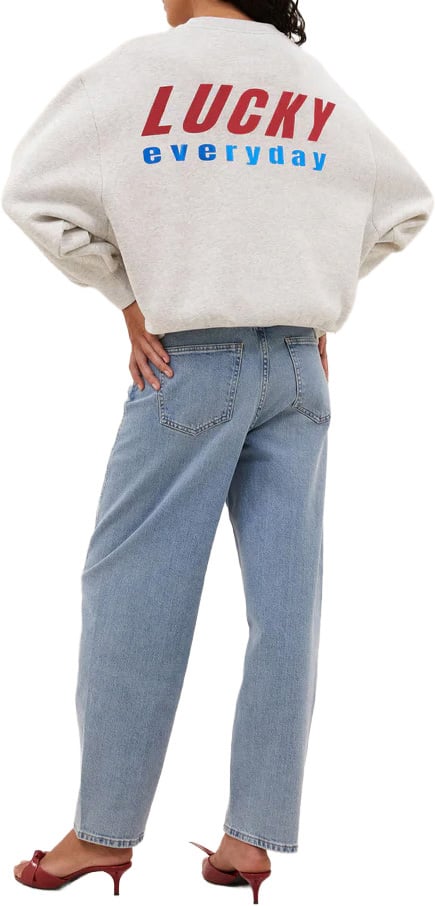 By Bar By-bar - Bibi Melange Lucky everday Sweater - 26218902 - 815 Light Grey Melee Grijs