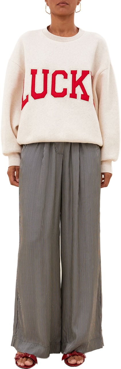 By Bar By-bar - Bibi Lucky Patchwork Sweater - 26218903 - 826 Oyster Melee Grijs