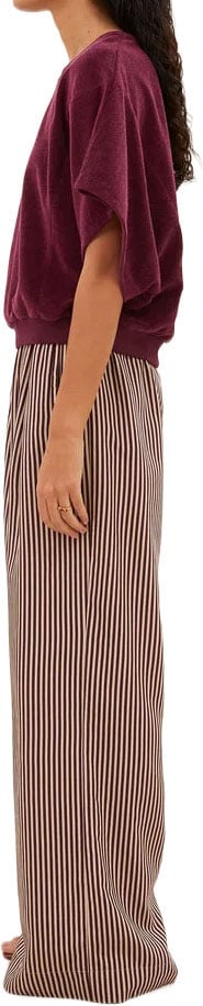 By Bar By-bar - Nuki slub top - 26411014 - 1339 Burgundy Crush Rood