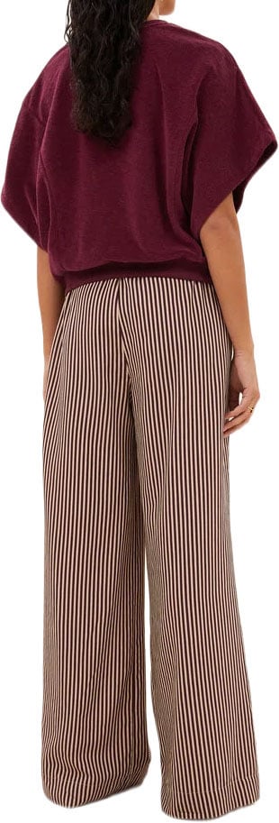 By Bar By-bar - Nuki slub top - 26411014 - 1339 Burgundy Crush Rood