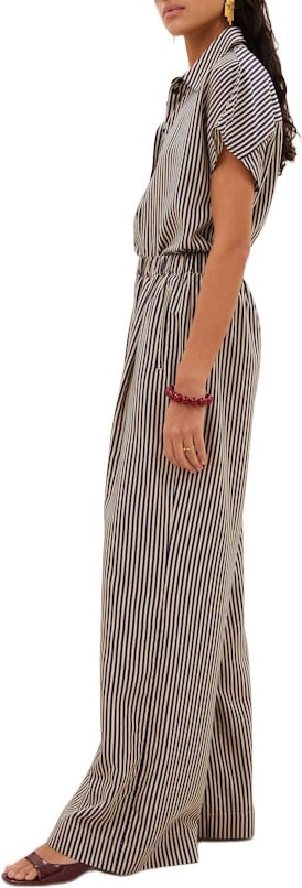 By Bar By-bar - Barley Stripe Blouse - 26412056 - 1620 Midnight Stripe Blauw