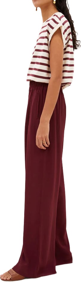 By Bar By-bar - Benji Viscose Pant - 26418013 - 325 Wine Rood