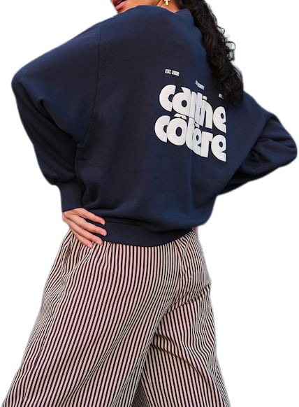 By Bar By-bar - Lili Coast Sweater - 26418911 - 592 Uniform Blue Blauw
