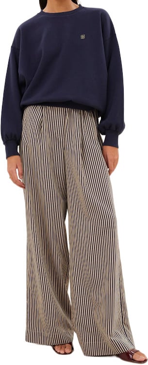 By Bar By-bar - Lili Coast Sweater - 26418911 - 592 Uniform Blue Blauw