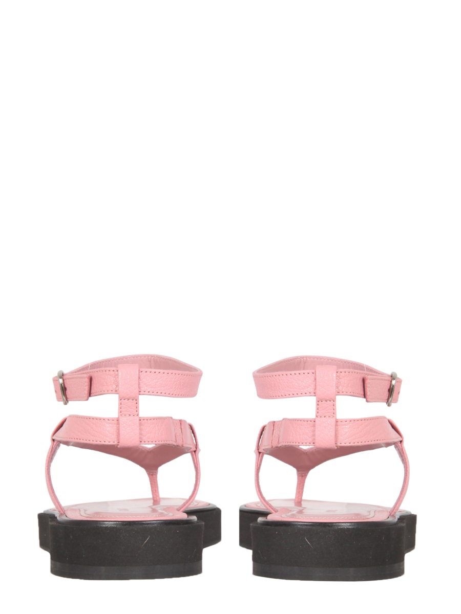 By Far CECE THONG SANDALS Roze