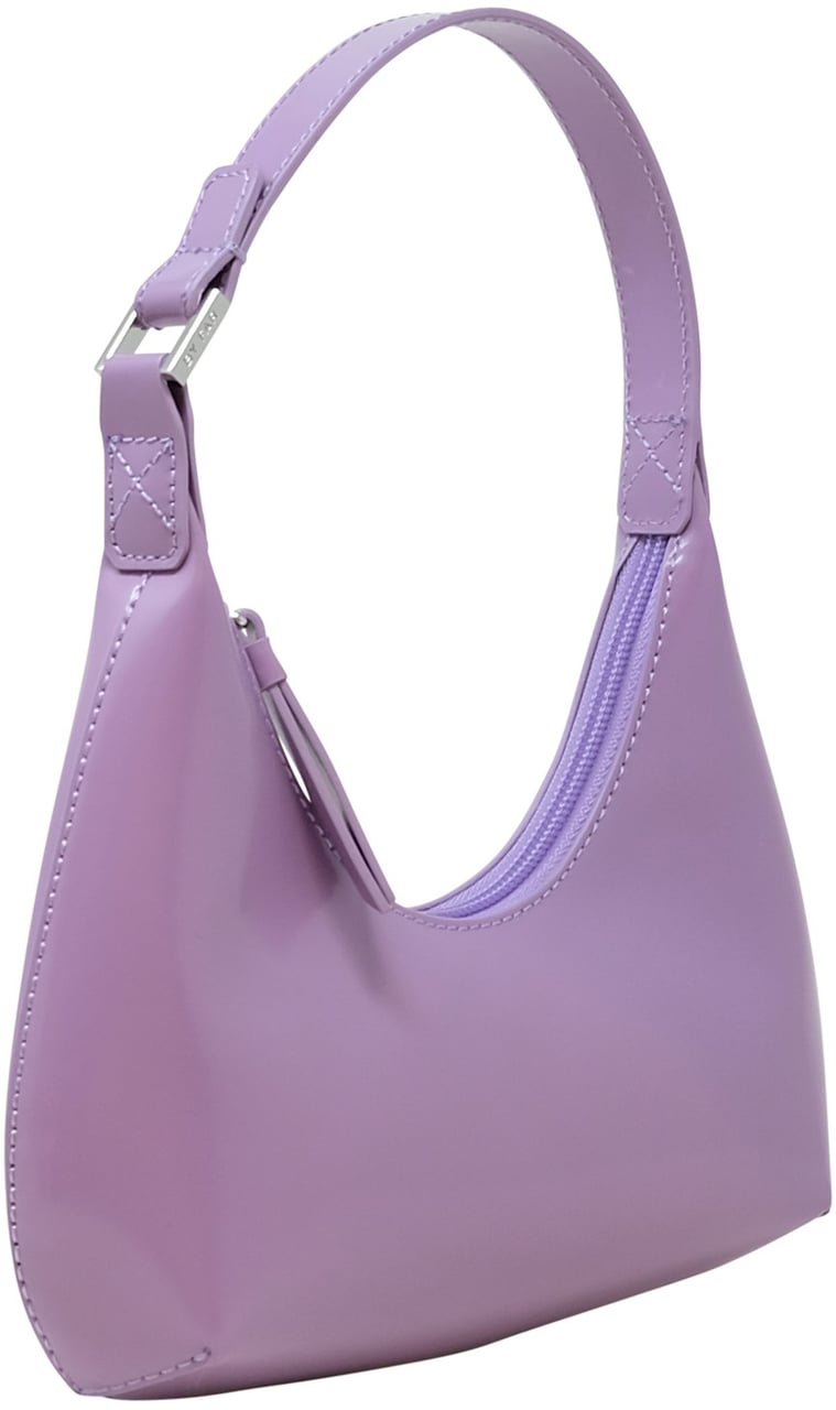 By Far BY FAR BABY AMBER PURPLE HAZE PATENT LEATHER HANDBAG Paars