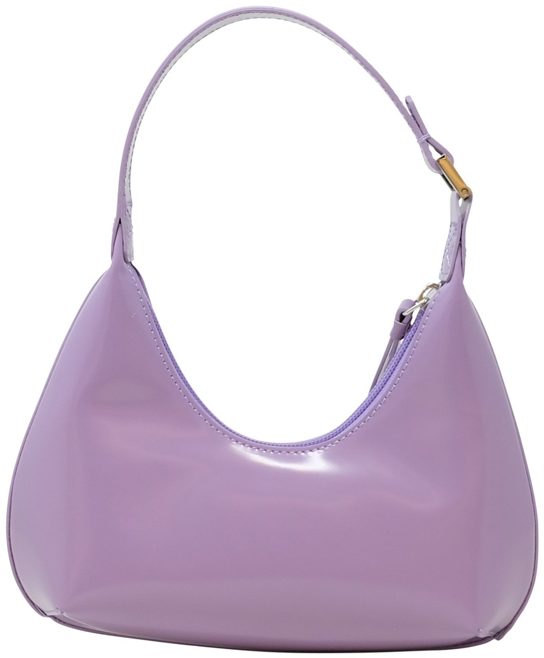 By Far BY FAR BABY AMBER PURPLE HAZE PATENT LEATHER HANDBAG Paars