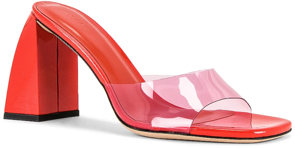 By Far Michelle Lipstick And Flame Pu And Patent Leather Divers