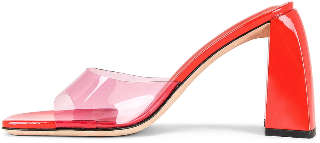 By Far Michelle Lipstick And Flame Pu And Patent Leather Divers