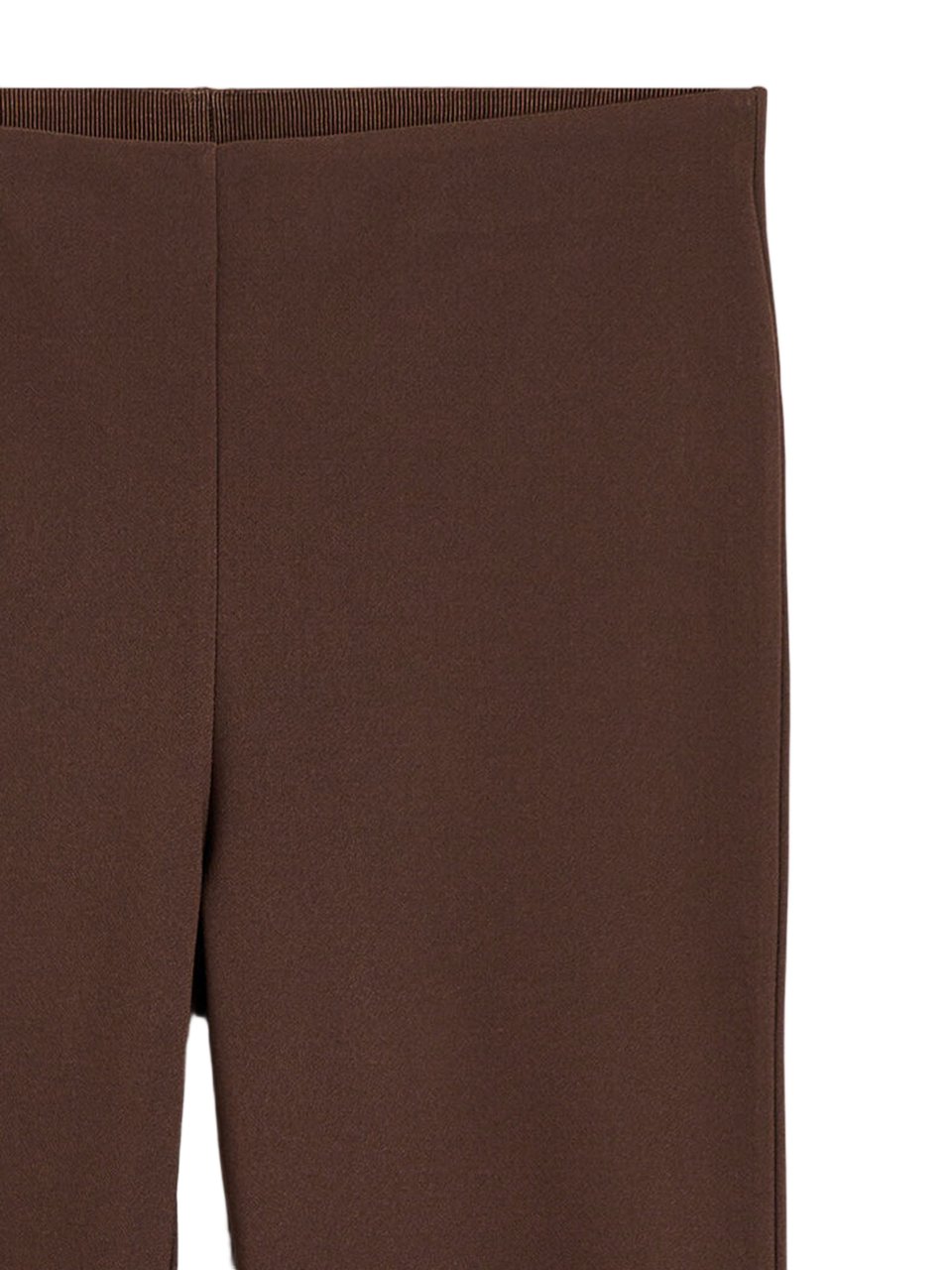 By Malene Birger Brown Stretch Nylon Flared Pants Zwart