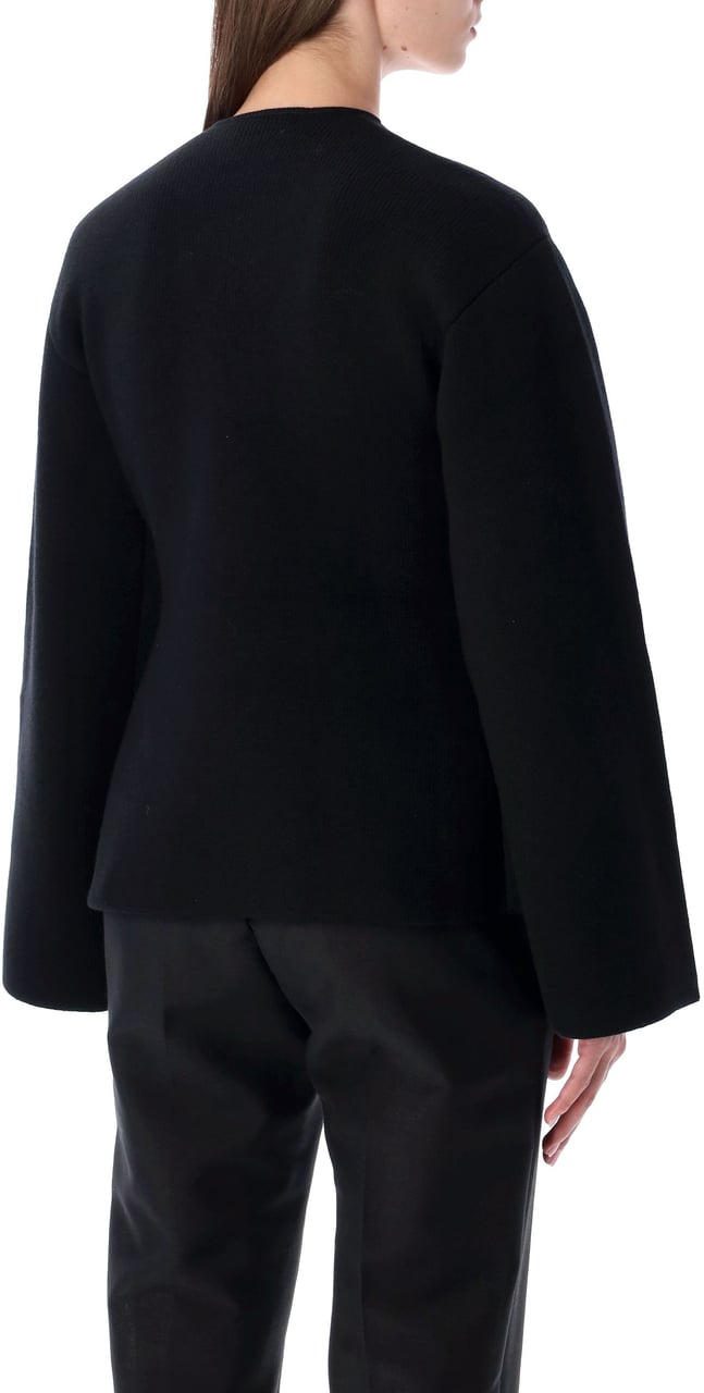 By Malene Birger Tinley Cardigan V Neck Nero Zwart