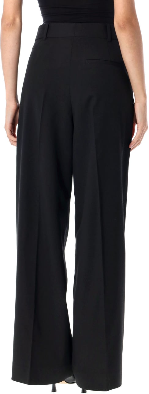 By Malene Birger Cymbara Pleated Pant Nero Zwart