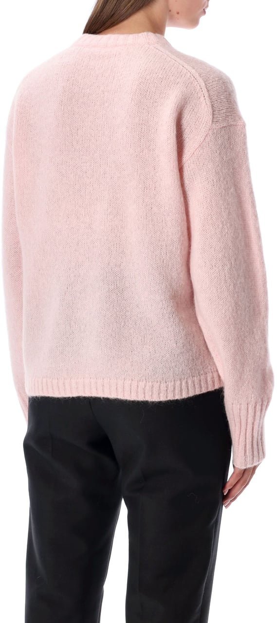By Malene Birger Brie Crew Neck Knit Chalk Pink Roze