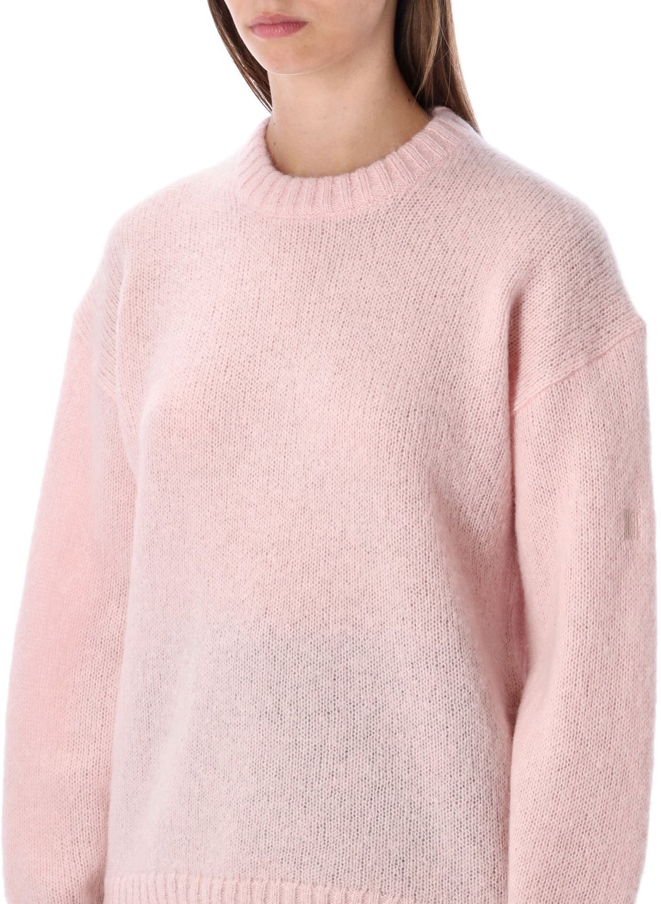 By Malene Birger Brie Crew Neck Knit Chalk Pink Roze