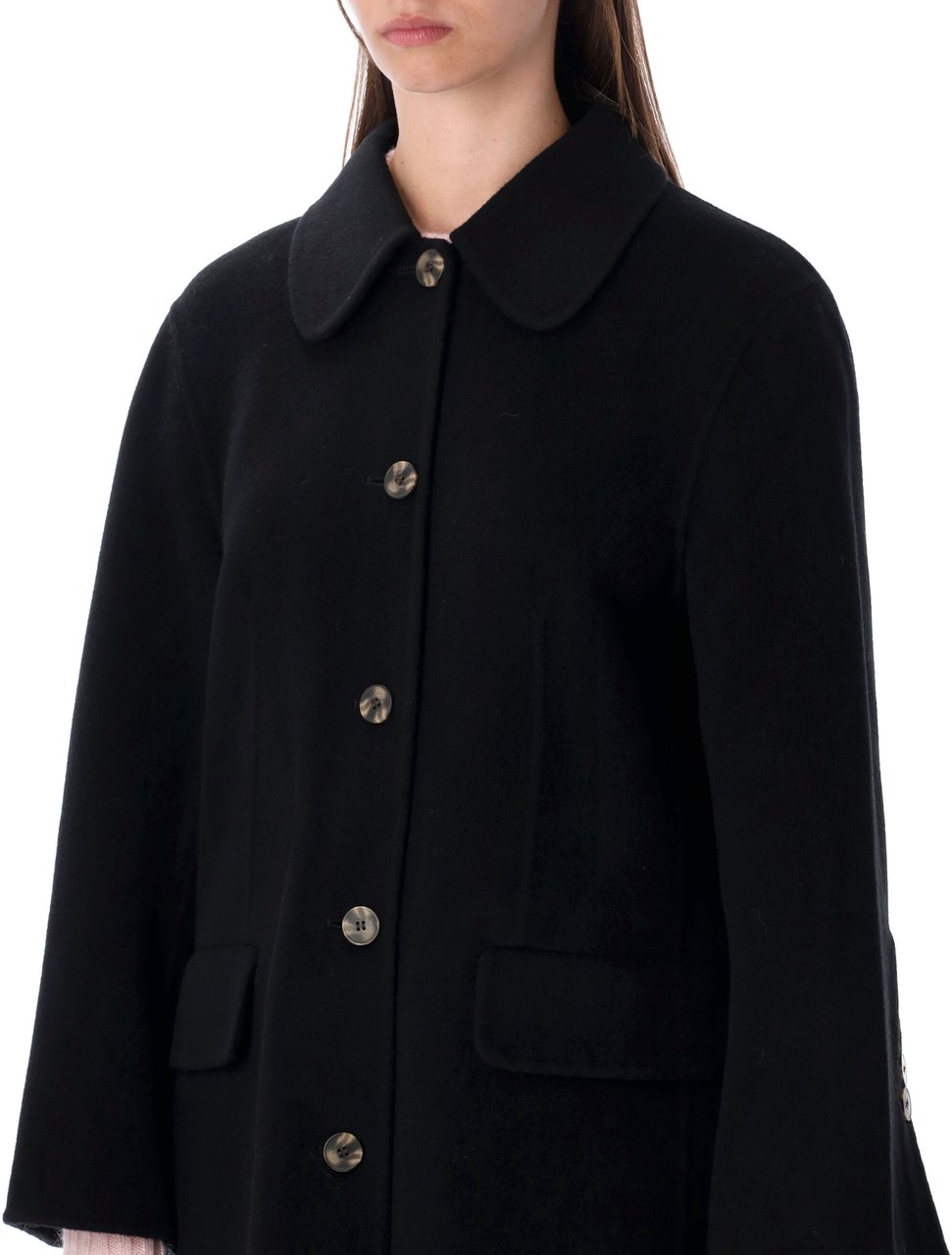 By Malene Birger Maelle Coat Nero Zwart