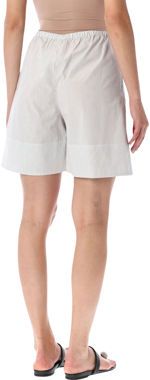 By Malene Birger Siona Short Stripes Black White Wit