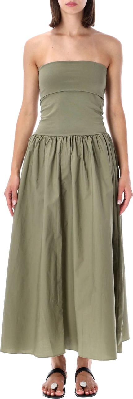 By Malene Birger Marc Dress Deep Lichen Lime