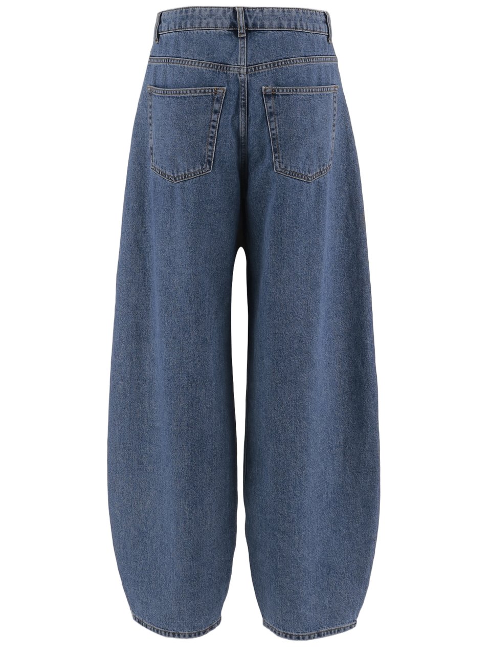 By Malene Birger Wide-Leg Denim Jeans with Classic Five-Pocket Design Grijs