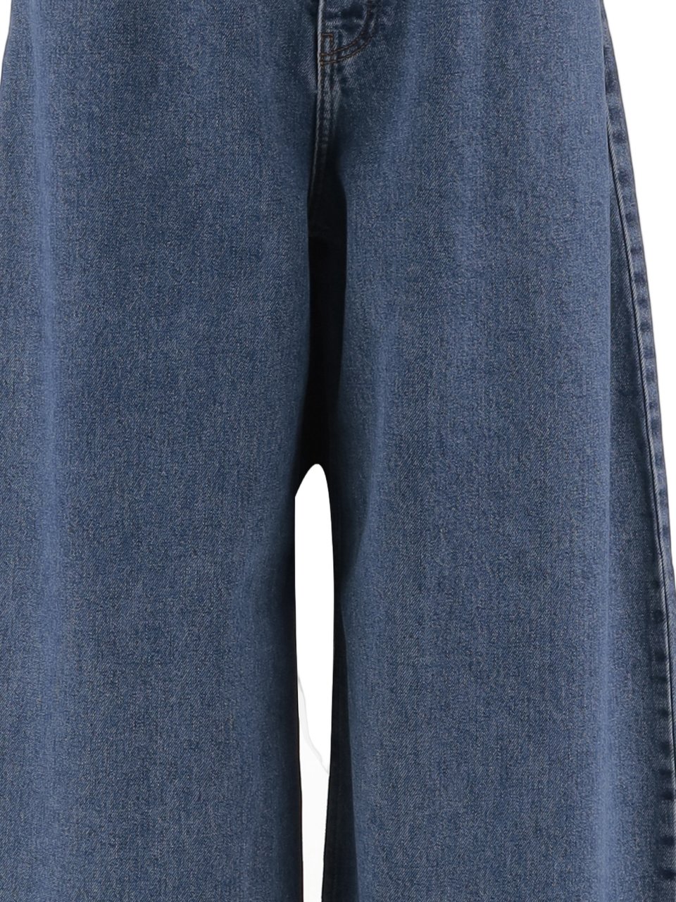 By Malene Birger Wide-Leg Denim Jeans with Classic Five-Pocket Design Grijs