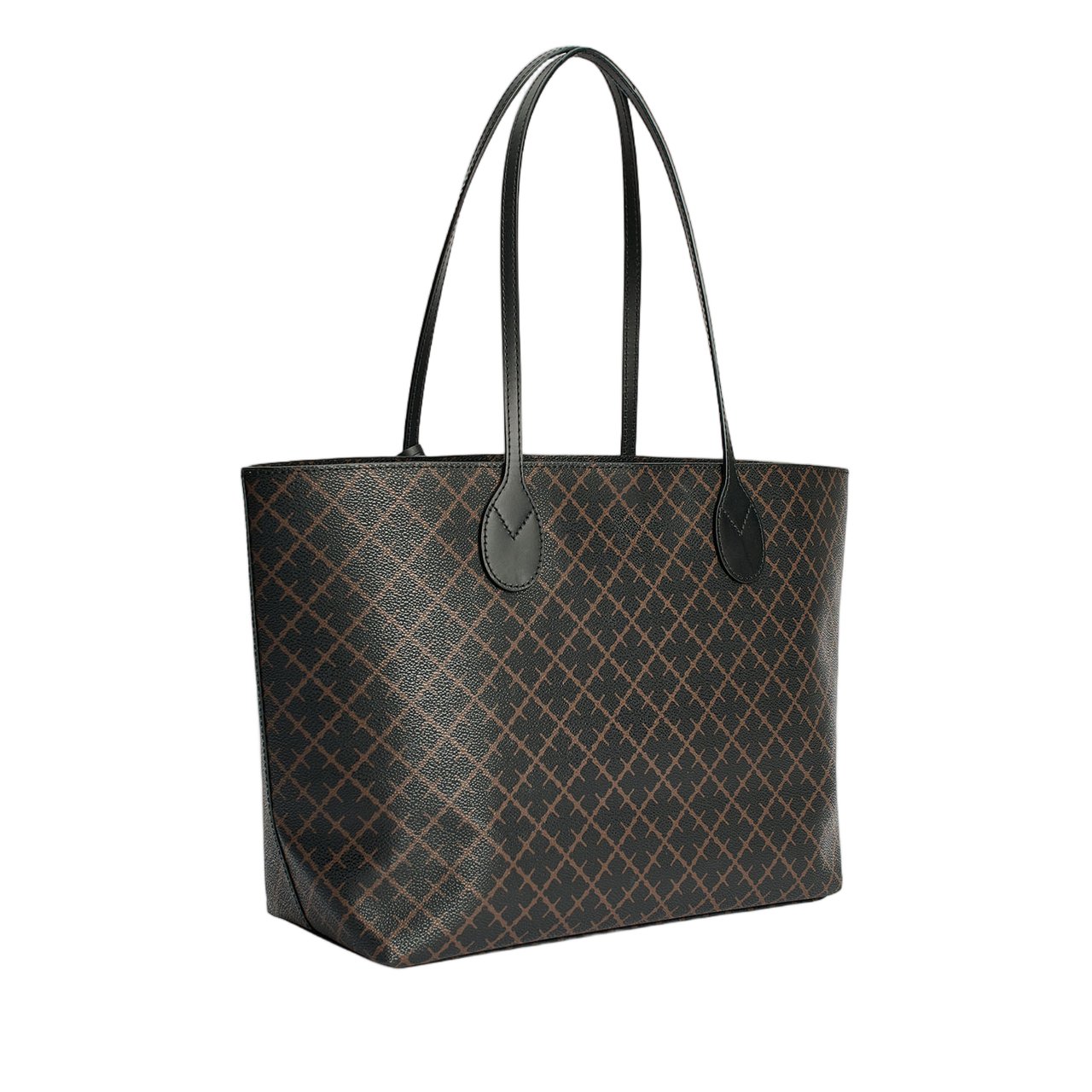 By Malene Birger Brown Abigail Geometric Shopping Bag Bruin