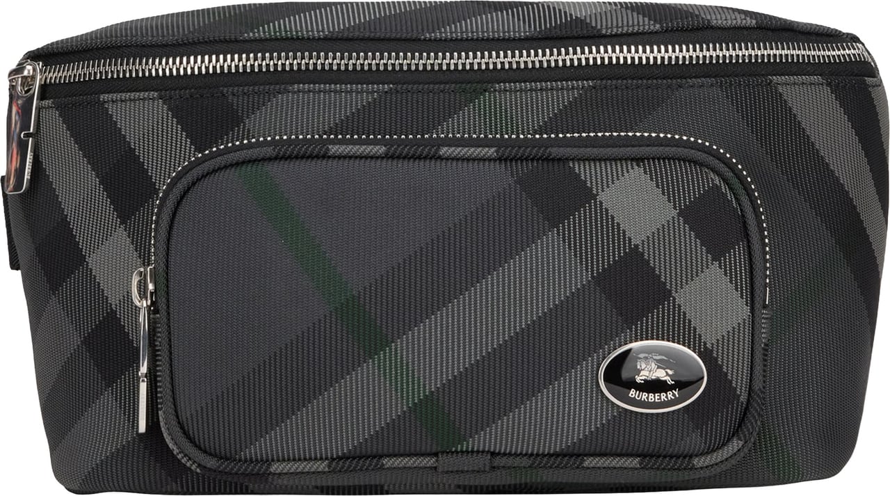 Burberry Marsupio Grid Grijs