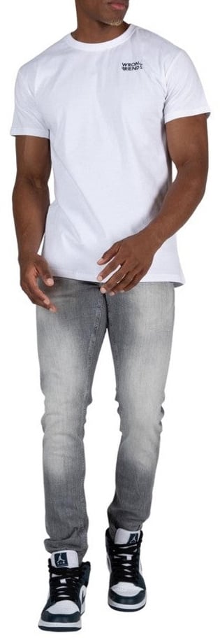 Wrong Friends VERONA T-SHIRT - WHITE Wit