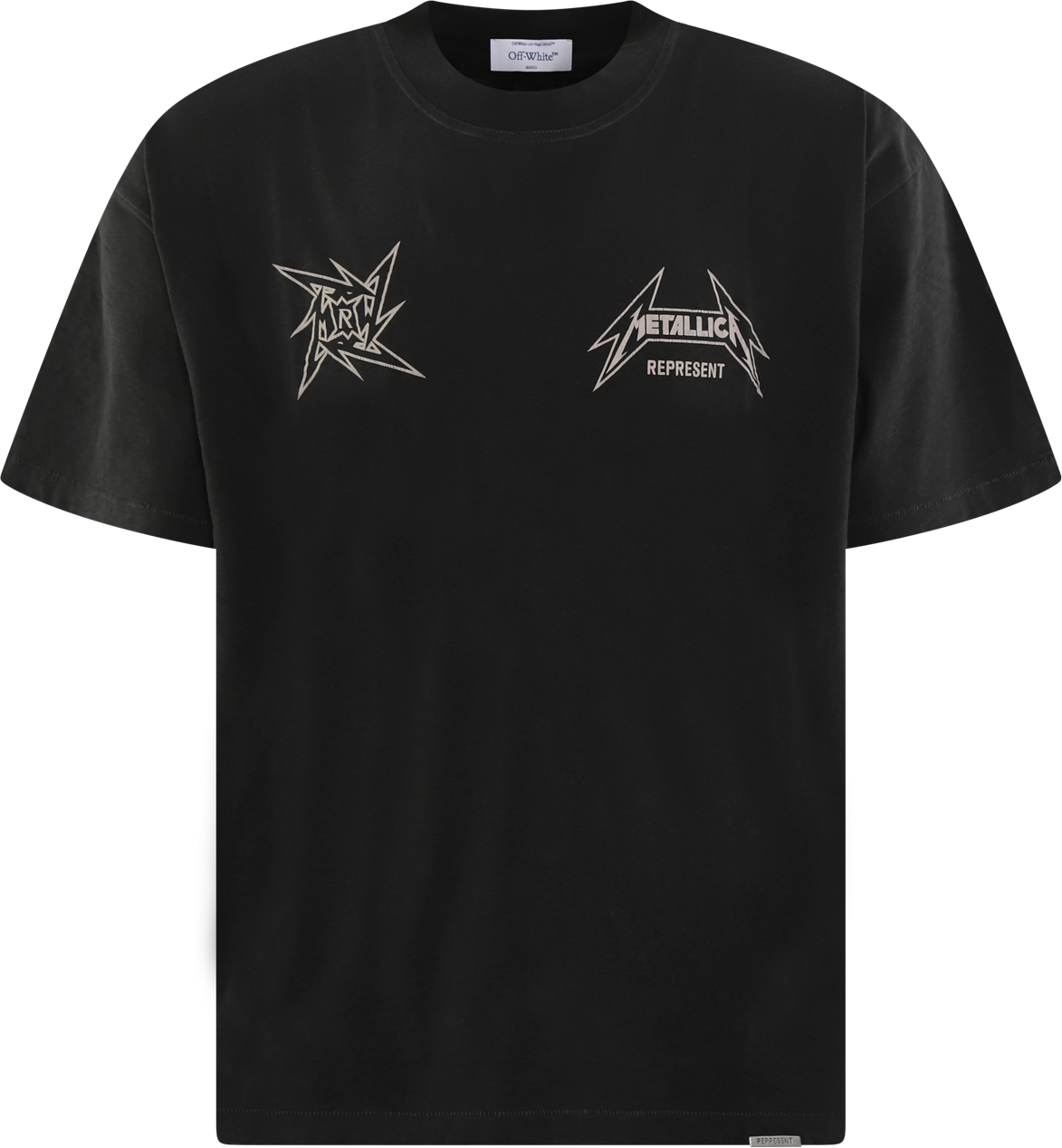 Represent Heren Metallica 40Year T-Shirt Zwart Zwart