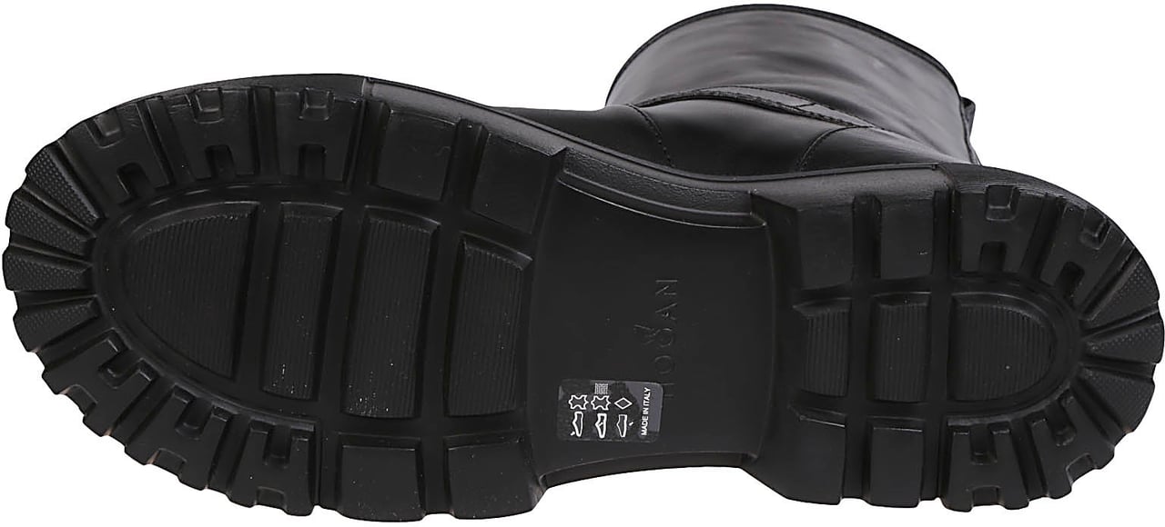 HOGAN H619 Biker Boots Black Zwart